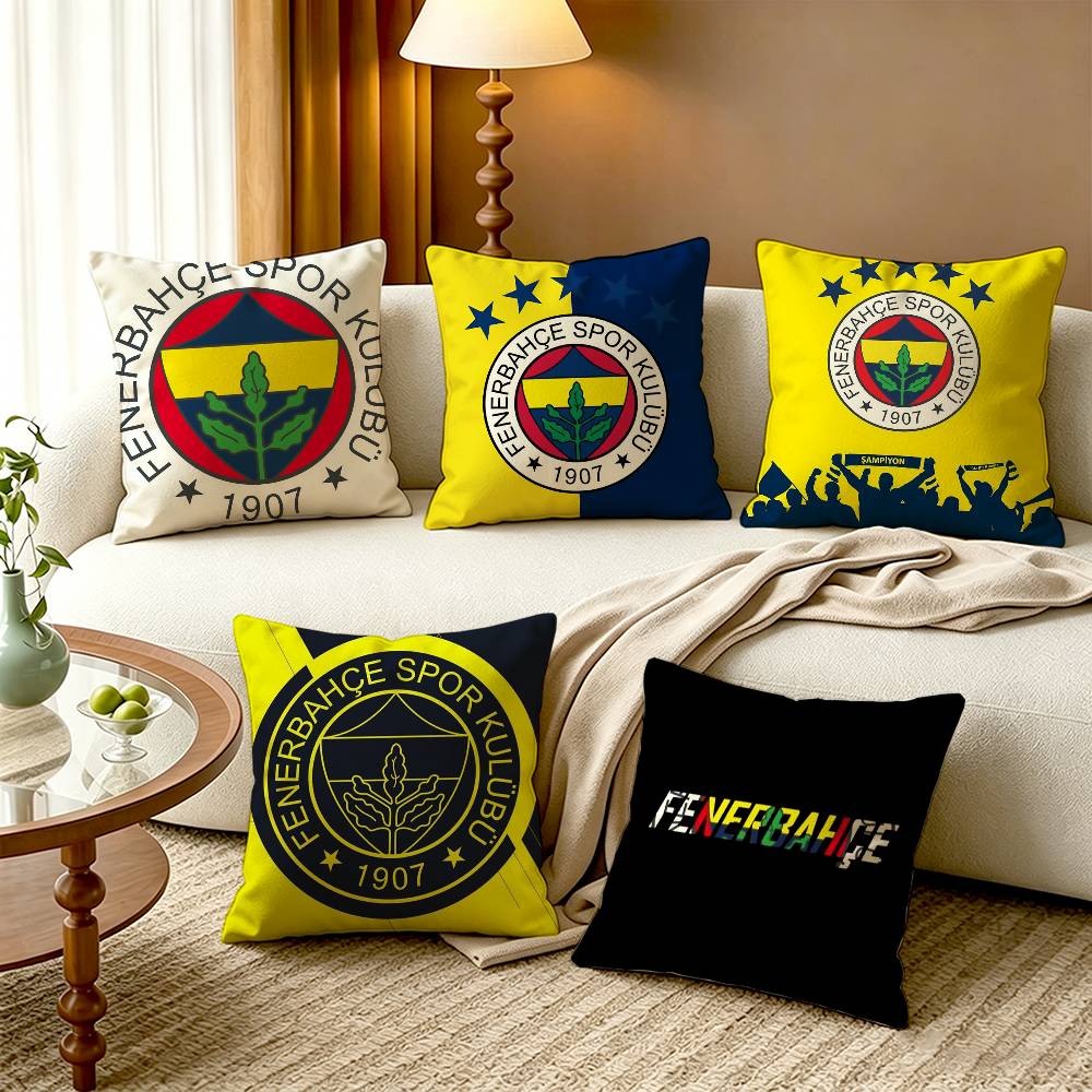 Home Textiles Turkey - T-Turkey F-Fenerbahce FC Cotton Linen Square