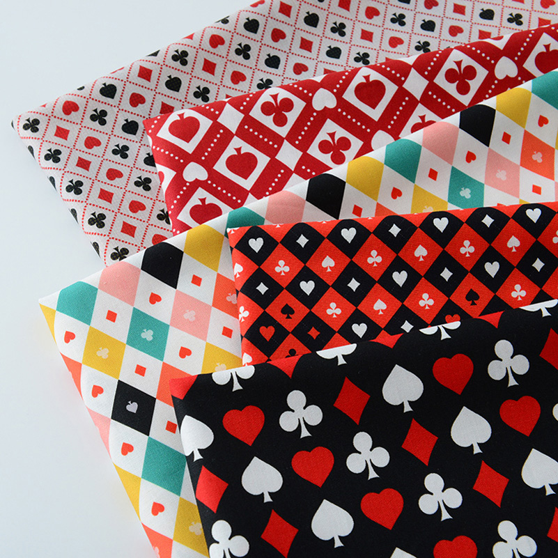Home Textiles Products - Ins Poker Element Cotton Digital Printing