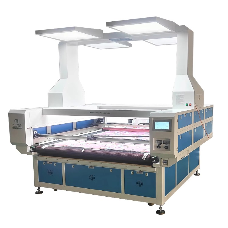 Home Textiles Industry - High-speed double-head laser cutting machine for