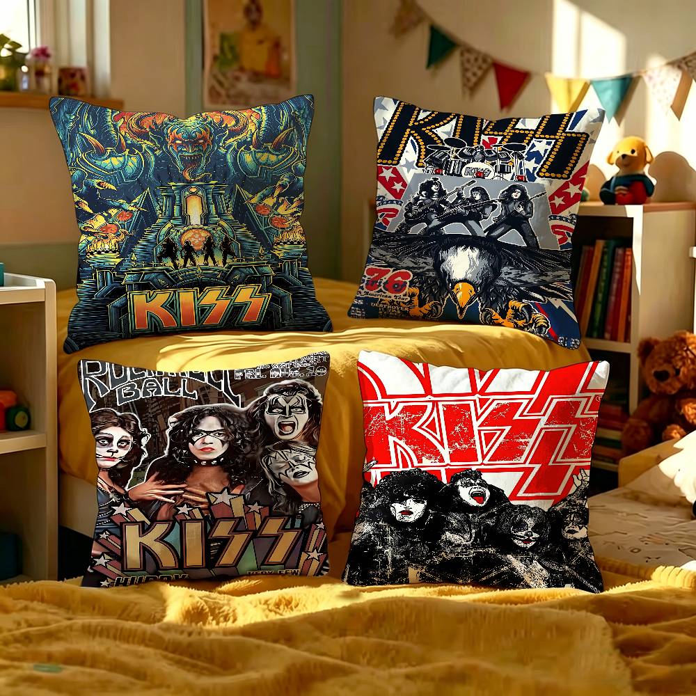 Hot Home Of Textiles - Rock Band Kiss hot Pillowcase toon