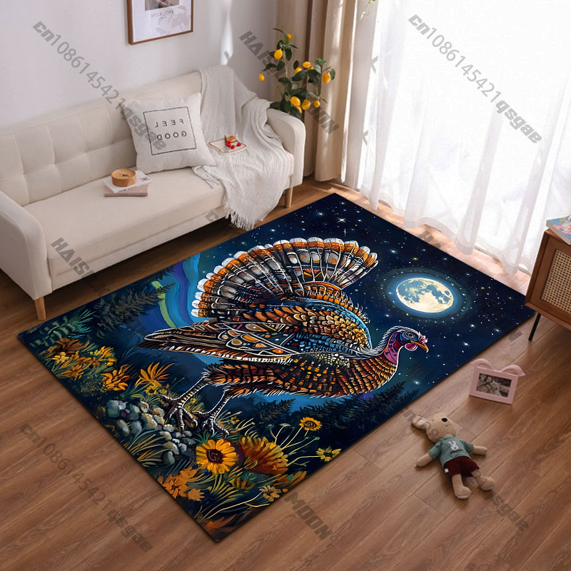 Home Textiles Turkey - Turkey moon flowerscarpet Yoga living room