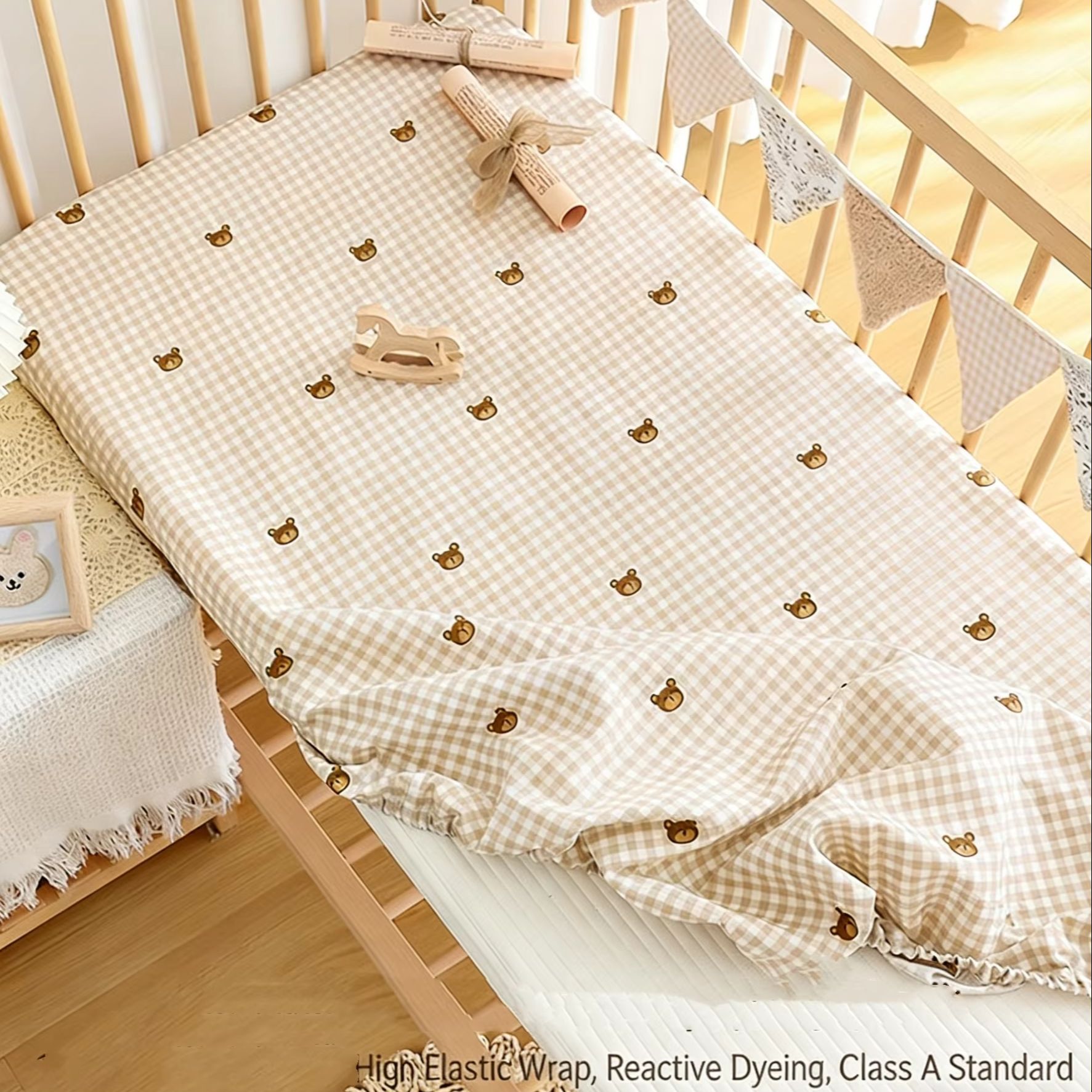 Crib Fitted Sheet Deep Pocket  - Fitted Sheet Deep 评论和价格