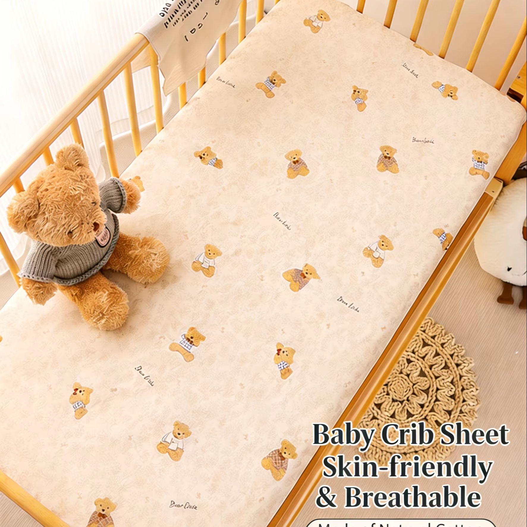 Crib Fitted Sheet Deep Pocket  - Fitted Sheet Deep 评论和价格