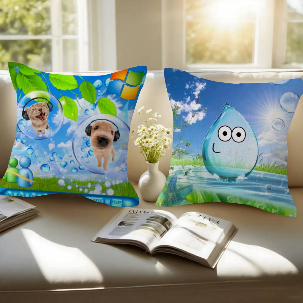 Frutiger Aero Art cushion  Pil - Home Art Textiles 评论和价格