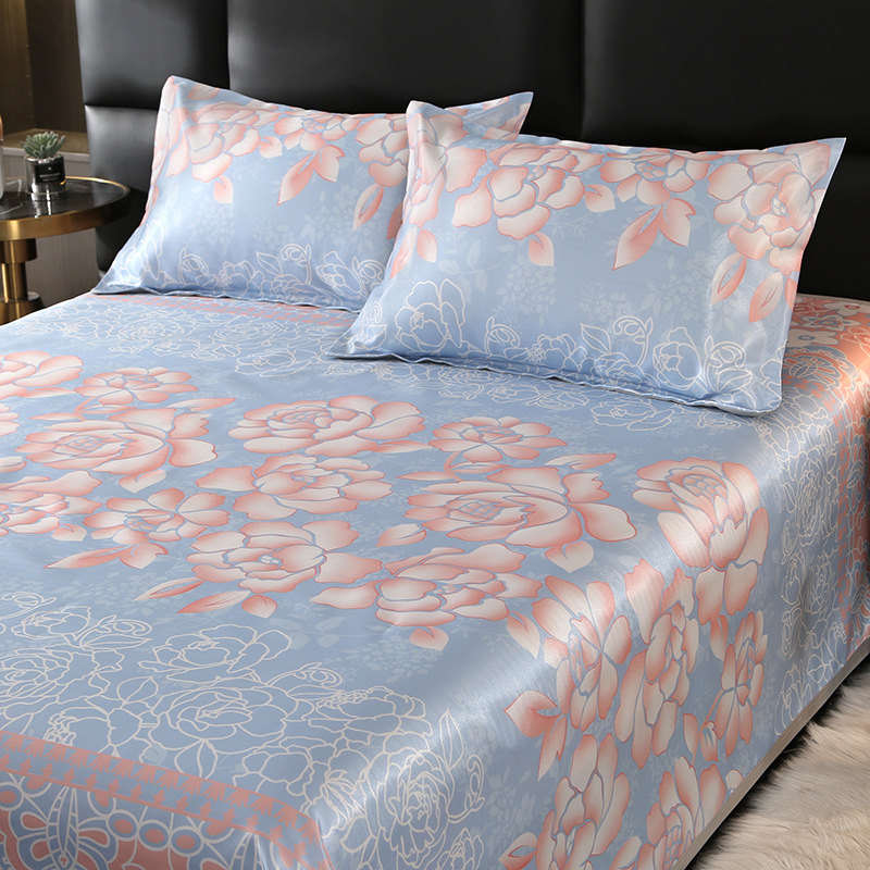 Summer Ice Satin Printed Cooli - Hot Home Of Textiles 评论和价格