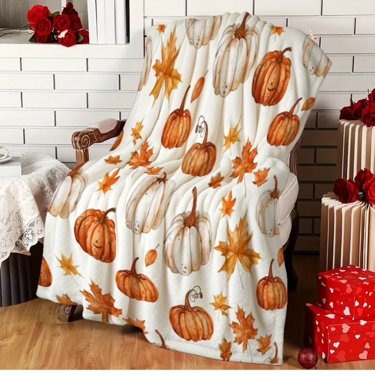 Thanksgiving Throw Blanket – C - Home Textiles Turkey 评论和价格