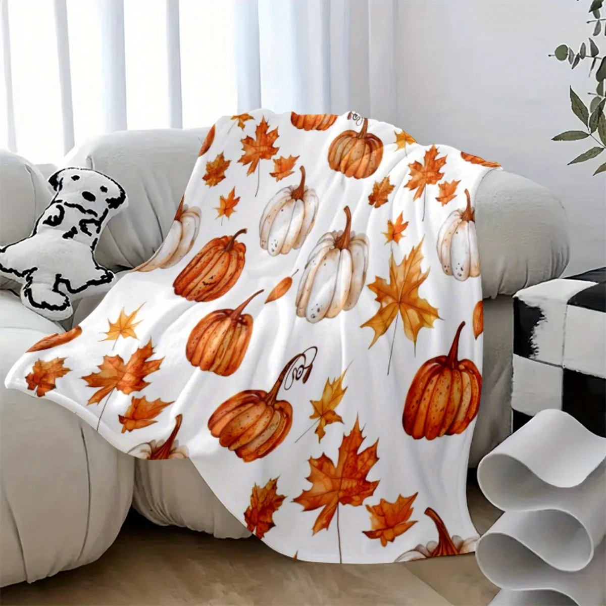 Thanksgiving Throw Blanket – C - Home Textiles Turkey 评论和价格