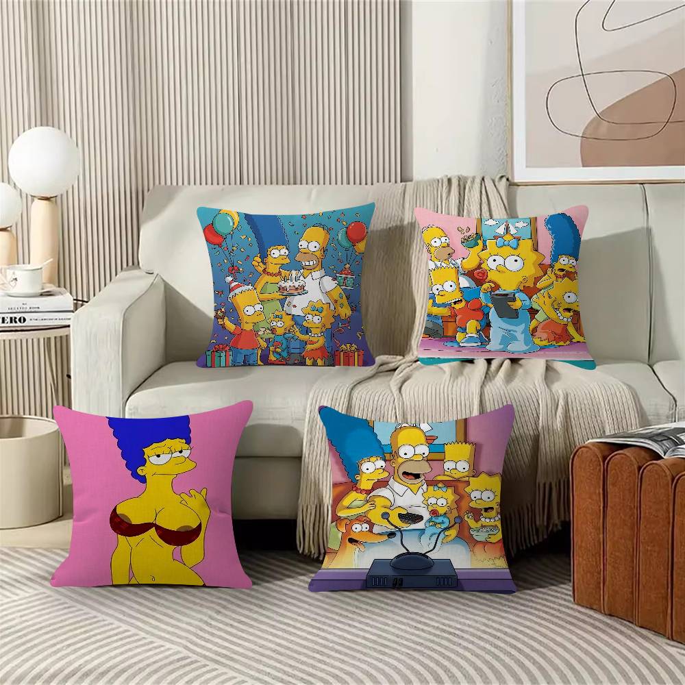 Anime S-Simpsonss Cartoon Art  - Home Art Textiles 评论和价格