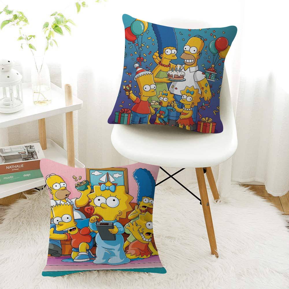 Anime S-Simpsonss Cartoon Art  - Home Art Textiles 评论和价格