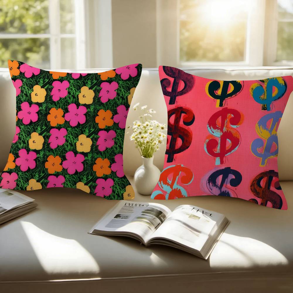 A-Andy W-Warhol Art  Cushion C - Home Art Textiles 评论和价格