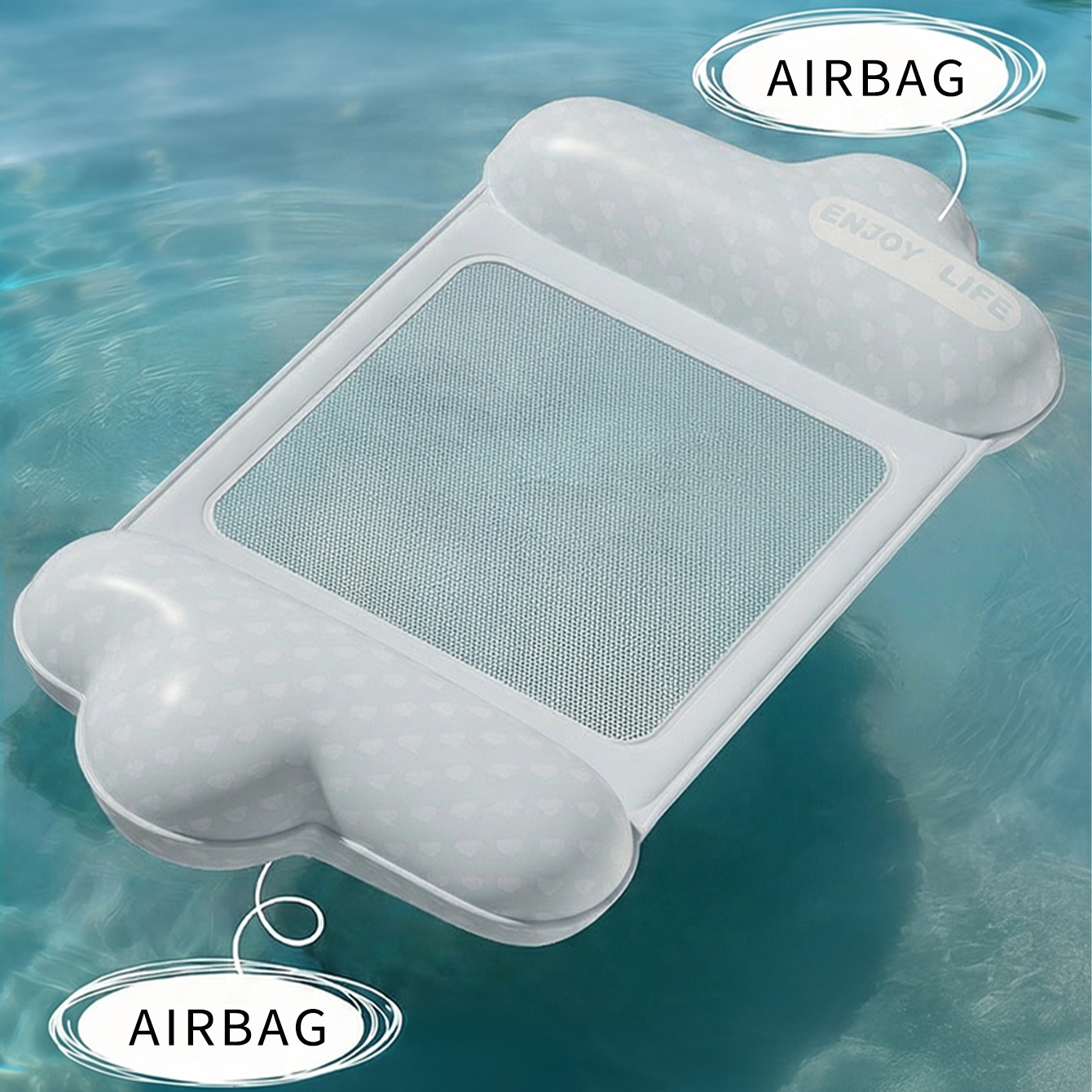 1PC Inflatable Pool Float Loun - Fitted Sheet Deep 评论和价格