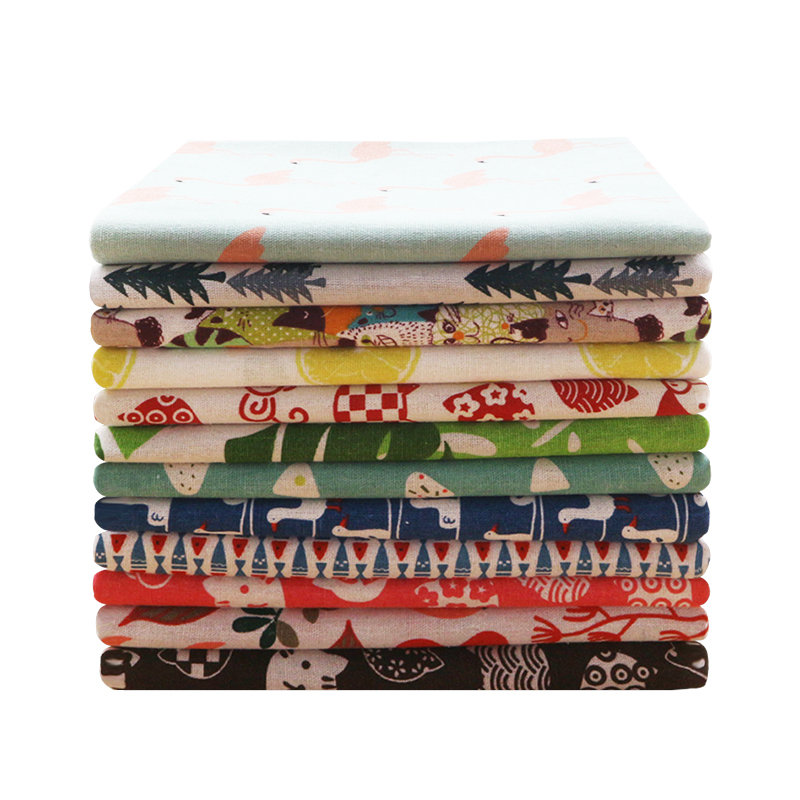 Flamingo Printed Cotton Linen  - Hot Home Of Textiles 评论和价格