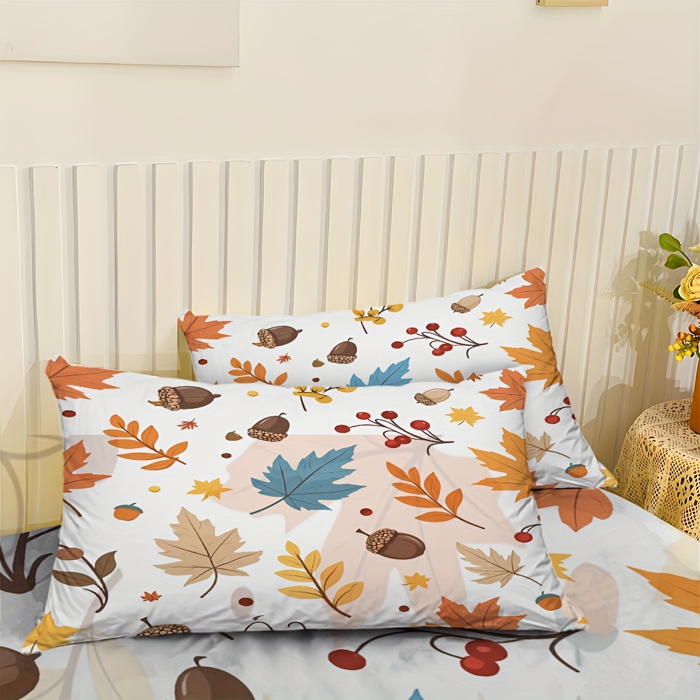 Autumn Leaves and Chestnut Bed - Fitted Sheet Deep 评论和价格