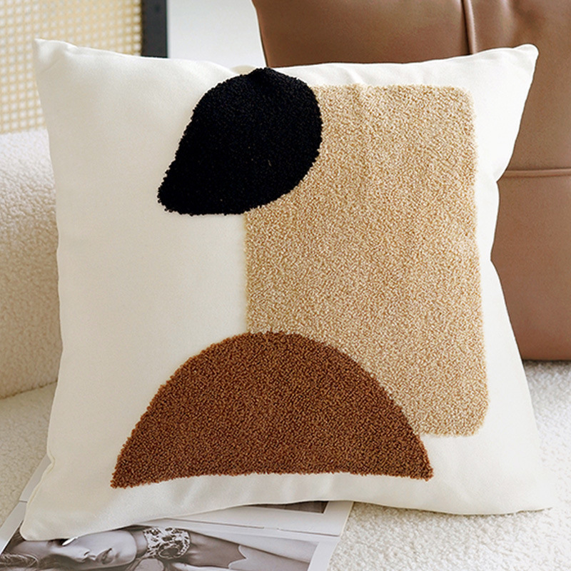 45x45CM Brown Vintage Nordic T - Home Textiles Luxury 评论和价格