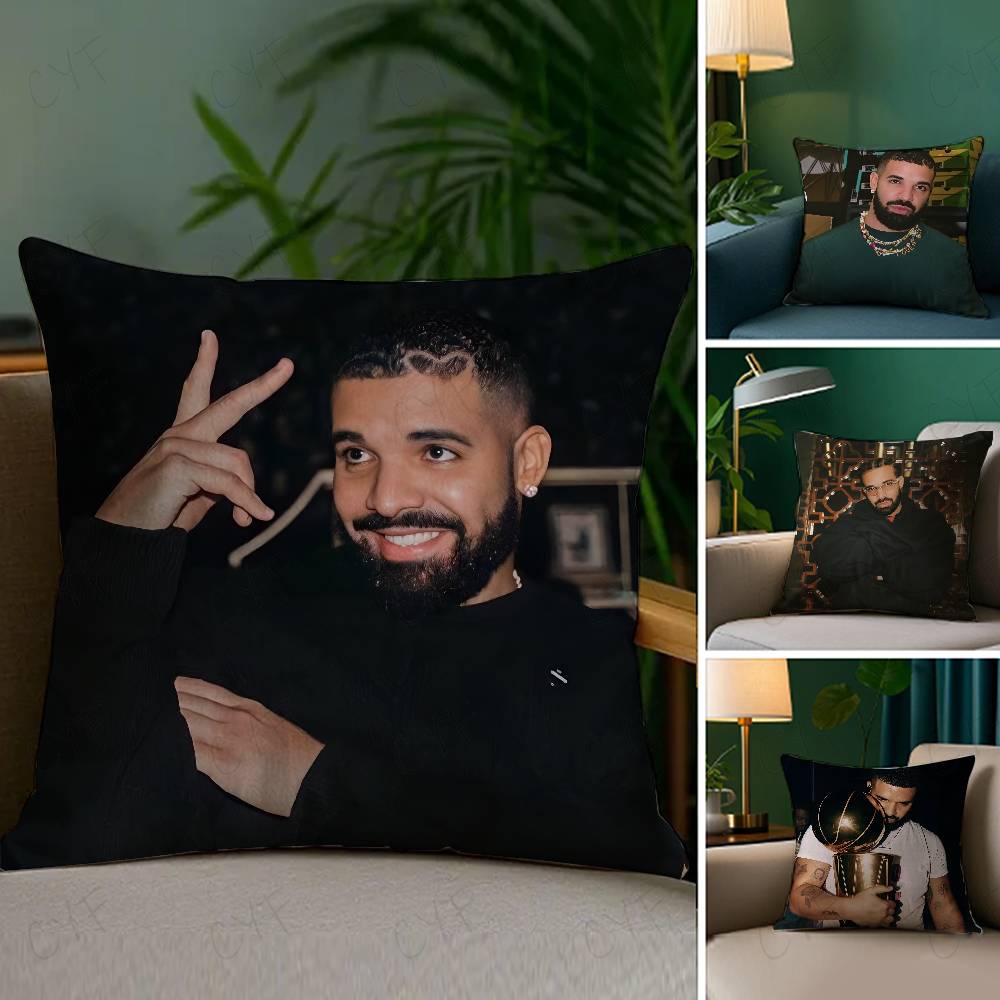 Hot Cool Singer D-Drake Pillow - Hot Home Of Textiles 评论和价格