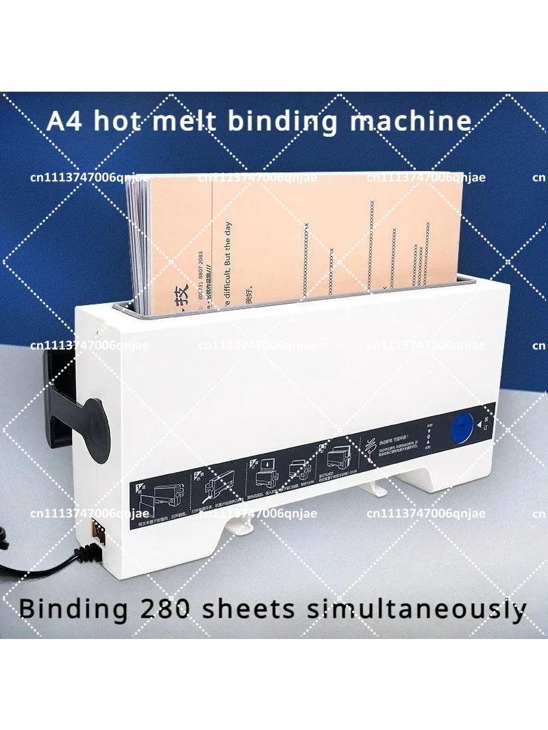 A4 110V Hot Melt Binding Machi - Hot Home Of Textiles 评论和价格