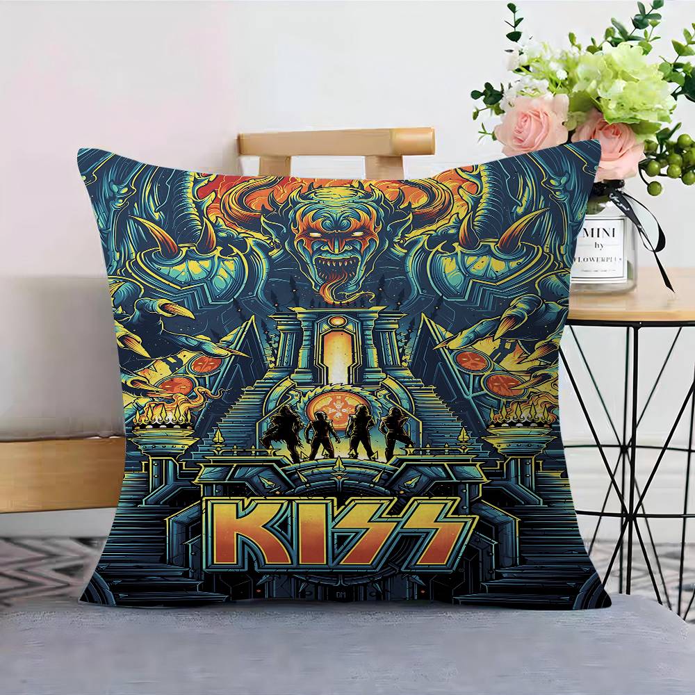 Rock Band Kiss hot Pillowcase  - Hot Home Of Textiles 评论和价格