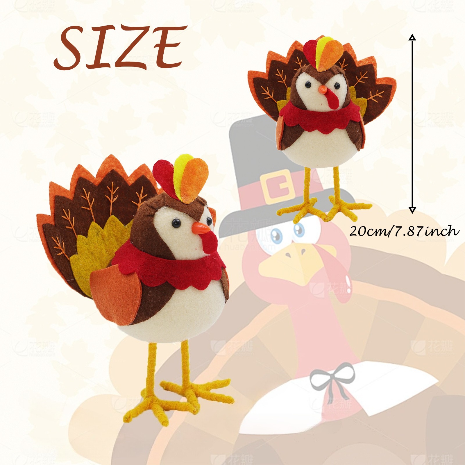 Thanksgiving Turkey Figurines  - Home Textiles Turkey 评论和价格
