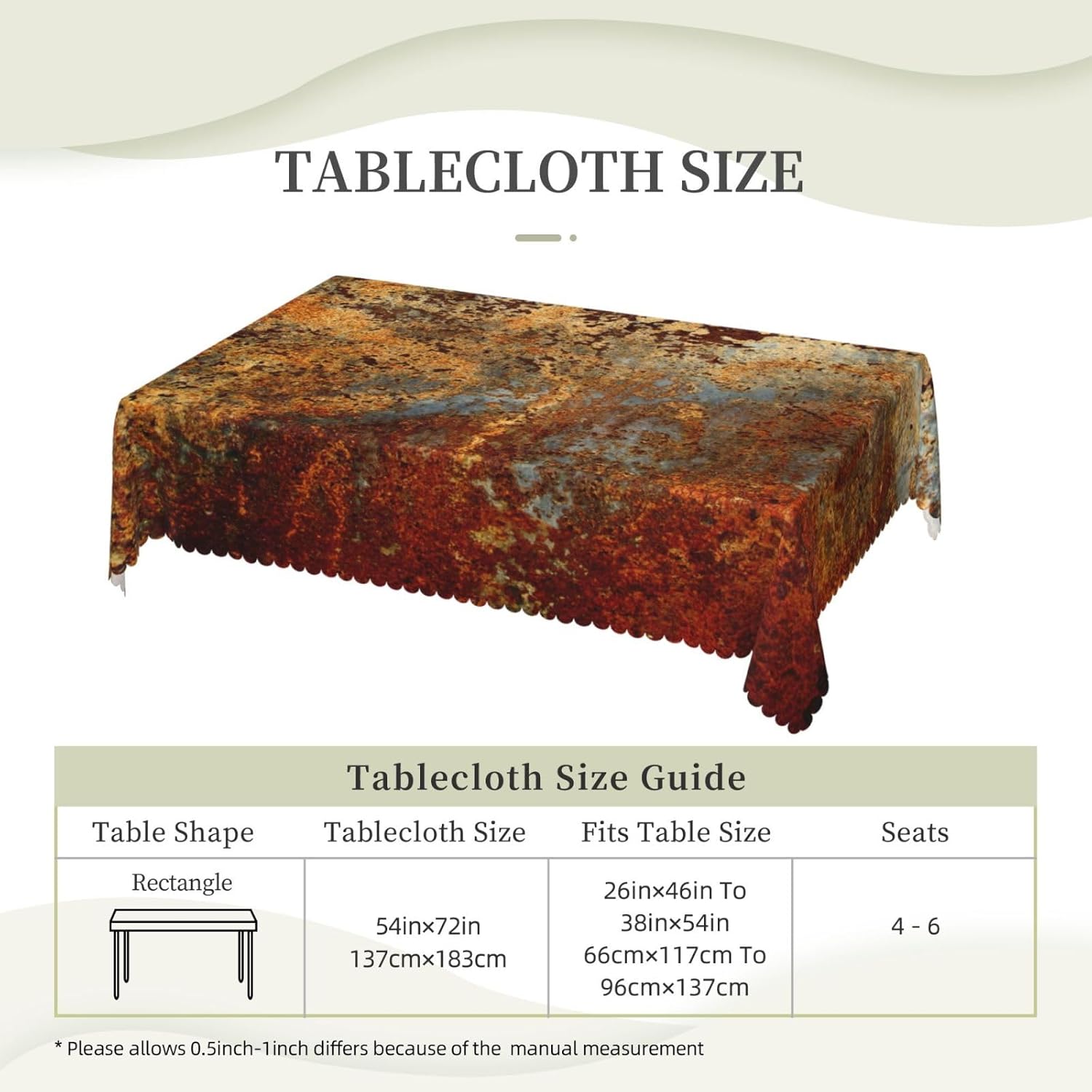 Industrial Brown Rust Metal Ta - Home Textiles Industry 评论和价格