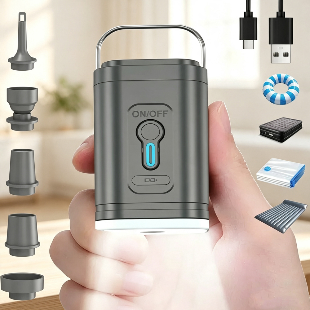 Mini Portable/; Air Pump 1200m - Fitted Sheet Deep 评论和价格