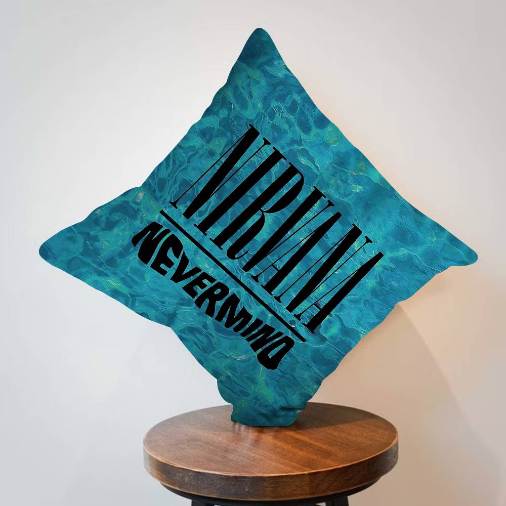 Band Hot N-Nirvanas Pillow Cus - Hot Home Of Textiles 评论和价格
