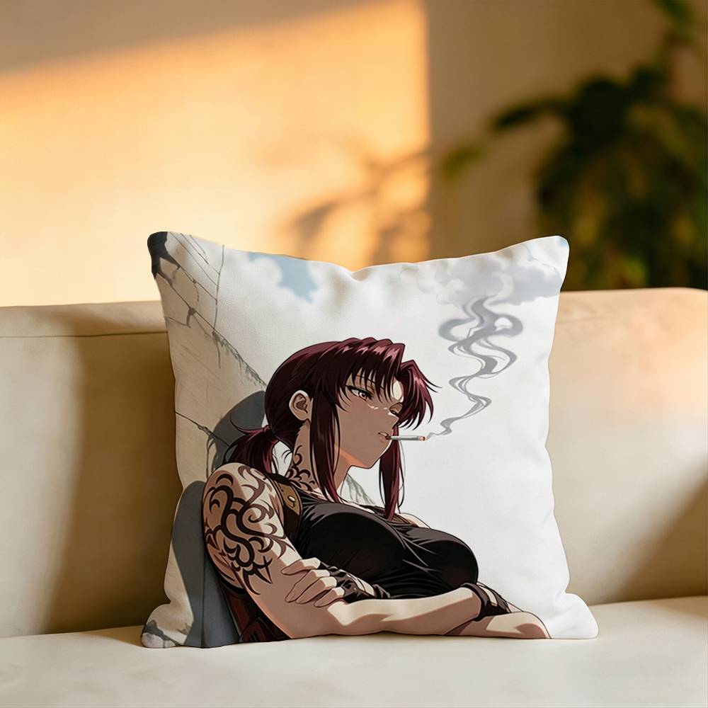Hot Anime B-Black Lagoon Squar - Hot Home Of Textiles 评论和价格